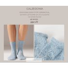 Calzedonia melange kék zokni 