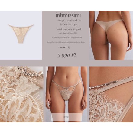 intimissimi Living in Luxe brazil tanga
